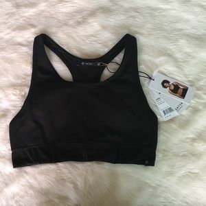 SATVA Organic Cotton Black Rachel Sports Bra